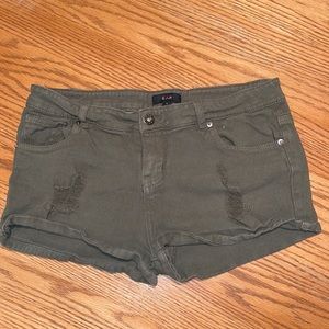Shorts, large, olive Jean
